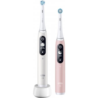 Oral-B iO Series 6 Duo White/Pink Sand – Zboží Mobilmania