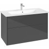 Koupelnový nábytek Villeroy & Boch Finero umyvadla se skříňkou 100 cm šedá S00503FPR1