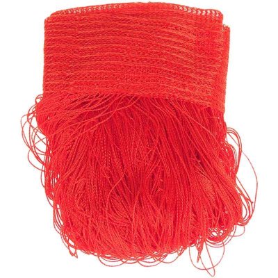 Šňůrková záclona 100cm červená – Zboží Mobilmania