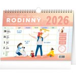NOTIQUE Týdenní rodinný plánovací s háčkem 30 × 21 cm 2026 – Zboží Mobilmania