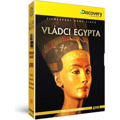 Vládci egypta: Nefertiti: záhada královniny mumie + ramesse iii.: záhada královy mumie + tutanchamon 1 a 2, 4 DVD