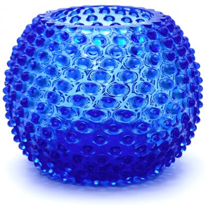 Váza 18cm - Hobnail - Ananas - modrá – Hledejceny.cz