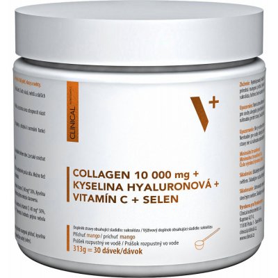 Clinical Collagen+k.Hyal.+vit.C+selen mango 313 g – Hledejceny.cz