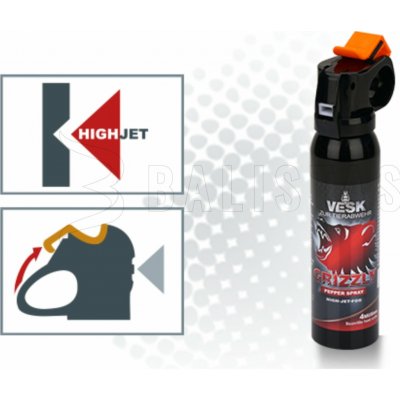 KKS Pepřový sprej VESK Grizzly Breitstahl 200 ml – Sleviste.cz