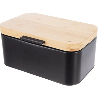 ORION Black Chlebovka 30 x 19,5 x 14,5 cm, plechová, černá ORION 152466 – Sleviste.cz