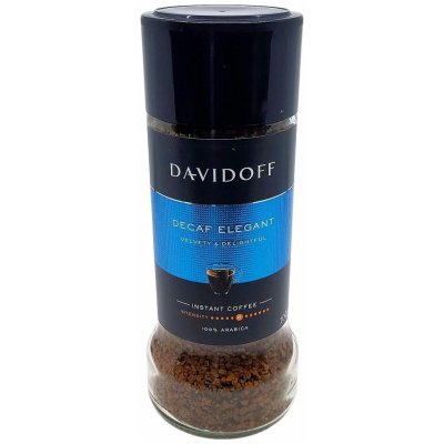 Davidoff Káva rozpustná Decaf Elegant Káva BEZ KOFEINU 100 g – Zboží Dáma