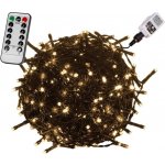 VOLTRONIC Vánoční řetěz 20 m 200 LED teple bílý ovladač – Hledejceny.cz