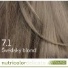 Barva na vlasy Biosline Barva na vlasy 7.1 Střední blond studená 135 ml