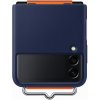 Pouzdro a kryt na mobilní telefon Samsung Samsung Silicone Cover Galaxy Z Flip3 Navy EF-GF711TNEGWW