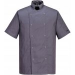 Portwest Cumbria Chefs C733 krátký rukáv černý XS – Zboží Dáma