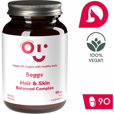 Beggs Balanced hair&skin COMPLEX 90 kapslí