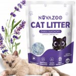 Novazoo silikonové levandulové stelivo premium 3,8 l – Zboží Dáma