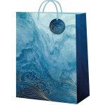 Albi Dárková taška malá - Mořská vlna s ražbou (17,8 × 9,8 × 22,9 cm) – Hledejceny.cz