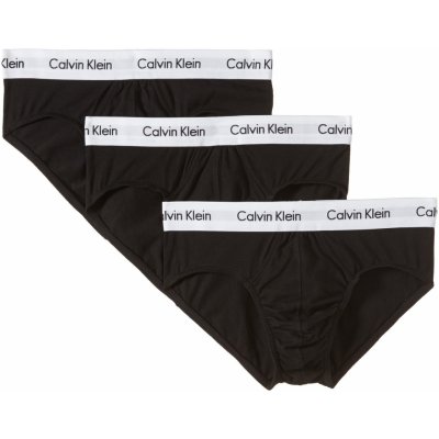 Calvin Klein slipy Cotton Hip Brief U2661G Black 3Pack – Hledejceny.cz