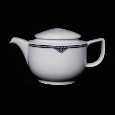 Suisse Langenthal Konvice čajová s víčkem barevný lem Charleston 0,6 l – Hledejceny.cz