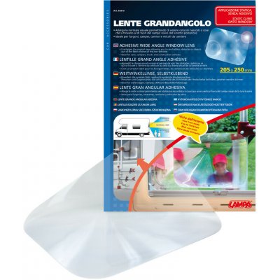 Zadní nalepovací čočka pro couvání - 200x250 mm LAMPA – Sleviste.cz
