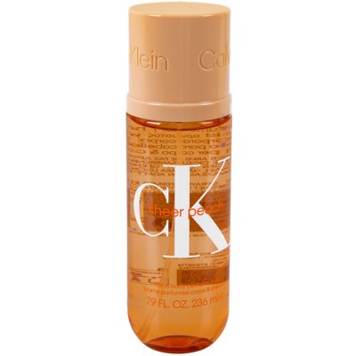 Calvin Klein Sheer Peach Hair & Body Perfume Mist spreje 236 ml – Zboží Dáma