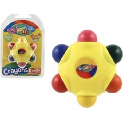 Coloring Kit dětské voskovky Baby Crayons 6 v 1 – Hledejceny.cz