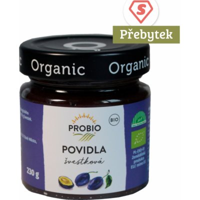 PROBIO Povidla švestková BIO 230 g – Zboží Dáma