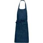 Kariban Zástěra Sommelier K890 s laclem COT20K89047099-denim Denim – Hledejceny.cz
