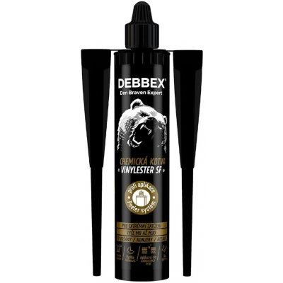 Den Braven Chemická kotva Vinylester SF, 280 ml, 2× mixážní tryska 74016DBX – Sleviste.cz