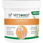 Čistící ubrousky na oči pro psy VET´S BEST 100 ks – Sleviste.cz