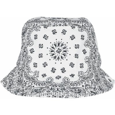 Urban Classics Bandana Print Bucket Hat bílá – Zboží Dáma
