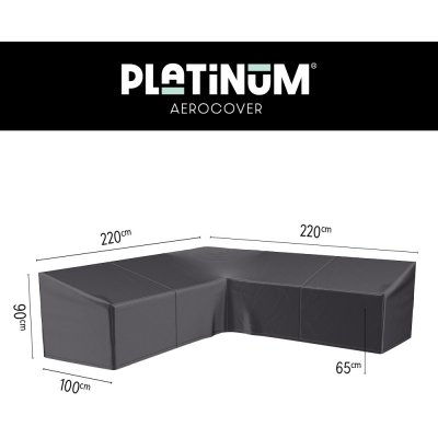 AeroCover 8020 Platinum 220/220x100x65/90- ochranný kryt na zahradní rohovou sedačku – Hledejceny.cz