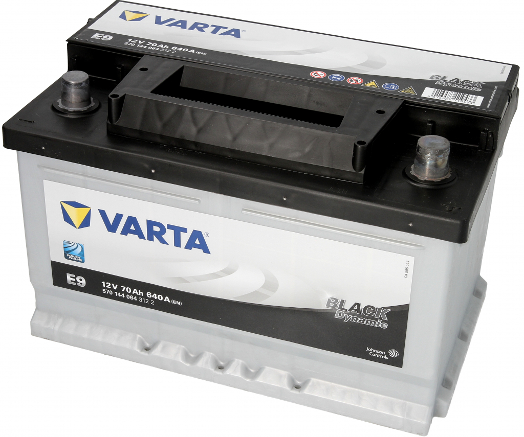 Varta E9 Black Dynamic Car Battery 70Ah (570 144 064) (100)