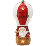 Pro-Tech shop Vánoční LED figurka Mikuláš v červeném balónu s hvězdou 20x20x43cm 69848 – Hledejceny.cz