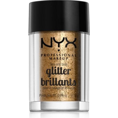 NYX Professional Makeup Glitter Goals třpytky na obličej i tělo 08 Bronze 2,5 g – Zboží Mobilmania