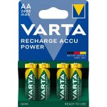 Varta Power AA 2600 mAh 4ks 5716101404 – Hledejceny.cz