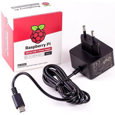 Raspberry Pi® RB-NETZTEIL4-B zásuvkový napájecí adaptér, stálé napětí Vhodné pro (vývojové sady): Raspberry Pi Výstupní proud (max.) 3000 mA 1 x USB-C® zástrčka – Zboží Mobilmania