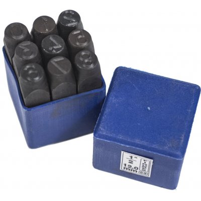 STREND PRO® Raznice ocelové HR59208 čísla, znaky číslice 10 mm, 9 ks 222708 – Zboží Dáma