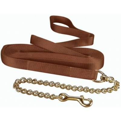 BNG Miracle Pet LLC Lonž Hamilton s řetízkem hnědá – Hledejceny.cz