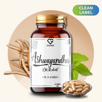 Ashwagandha extrakt KSM 66 min.5% whitanolid 60 kapslí