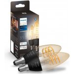 Philips SADA 2x LED Stmívatelná žárovka Hue WHITE AMBIANCE E14/4,6W/230V P5186 – Zboží Mobilmania