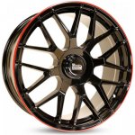 MAM GT.1 8x18 5x100 ET45 black lip red – Hledejceny.cz