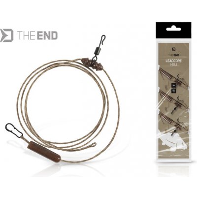 Delphin Šňůra THE END Leadcore 1m 45lbs + swivel 3ks – Zboží Dáma