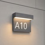 LED svítidlo na číslo domu Lucande Kalero, senzor soumraku, CCT - 10046959 – Hledejceny.cz