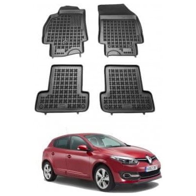 Koberce gumové REZAW-PLAST Renault MEGANE 2008-2016 se zvýšeným okrajem