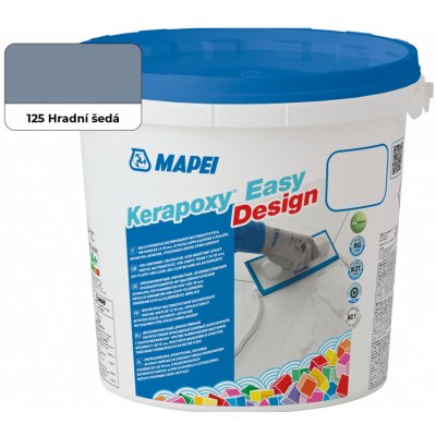 Mapei Kerapoxy Easy Design 3 kg hradní šedá – Zboží Mobilmania