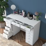 Asir toaletní stolek BJ106 bílá – Hledejceny.cz