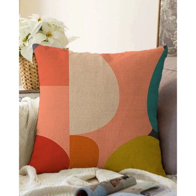 Minimalist Cushion Covers oranžová 55 x 55 cm – Zboží Mobilmania