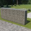 Branka Gabionová zeď s víky z pozinkované oceli 300 x 50 x 150 cm - Default Title