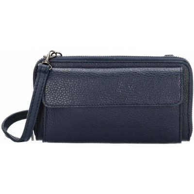 Pouzdro Charm London Malá kožená kabelka L626-002 modré moderní psaníčko – Zboží Živě