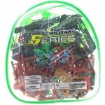 ICOM POLAND Sada vojenských figurek v batohu – 115 dílů – Zboží Dáma