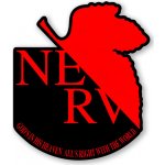 Evangelion Samolepka Nerv Logo – Zboží Živě
