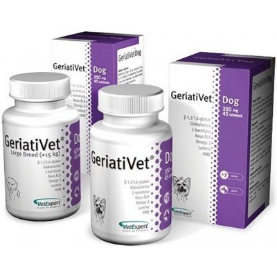 VetExpert GeriatiVet Dog komplexní přípravek pro starší psy 45 tbl – Hledejceny.cz