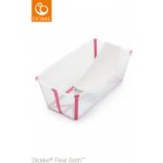 Stokke Flexi Bath sada vanička a lehátko Transparent Pink – Zboží Dáma